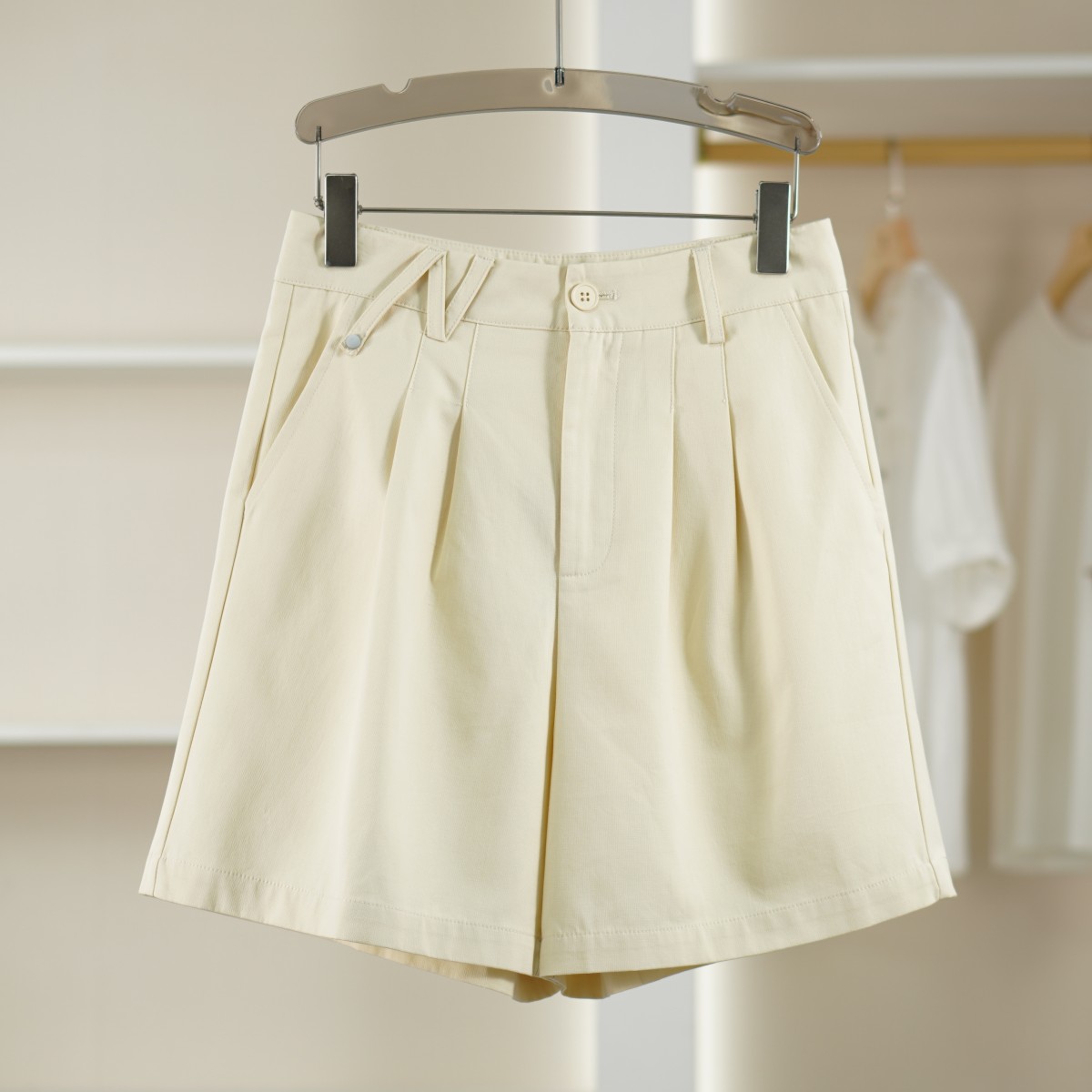 麦迪尚品【MISS-O】5042146夏季100%棉时尚短裤品牌撤柜