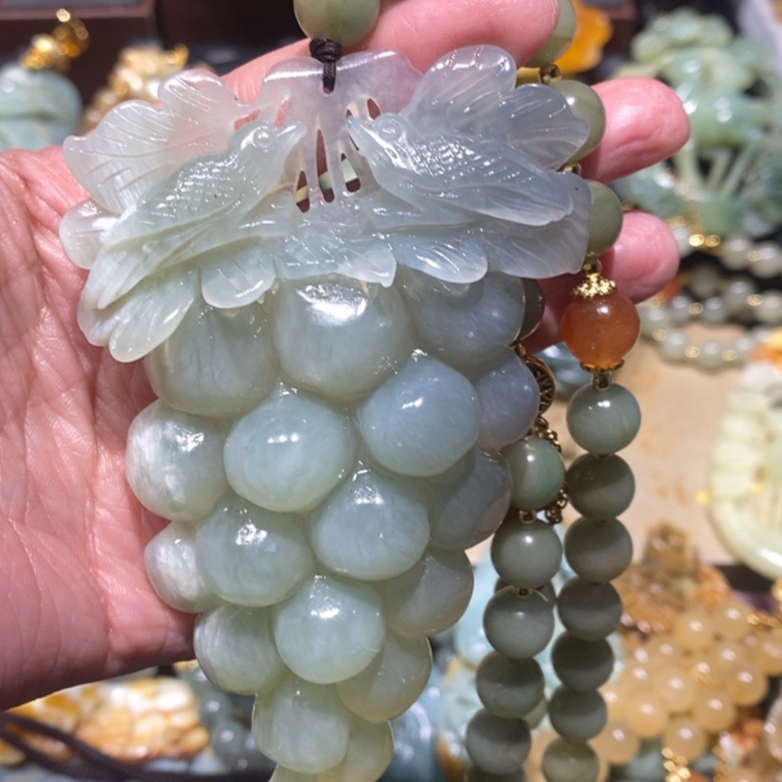 【闪购商品】岫玉毛衣链未镶嵌