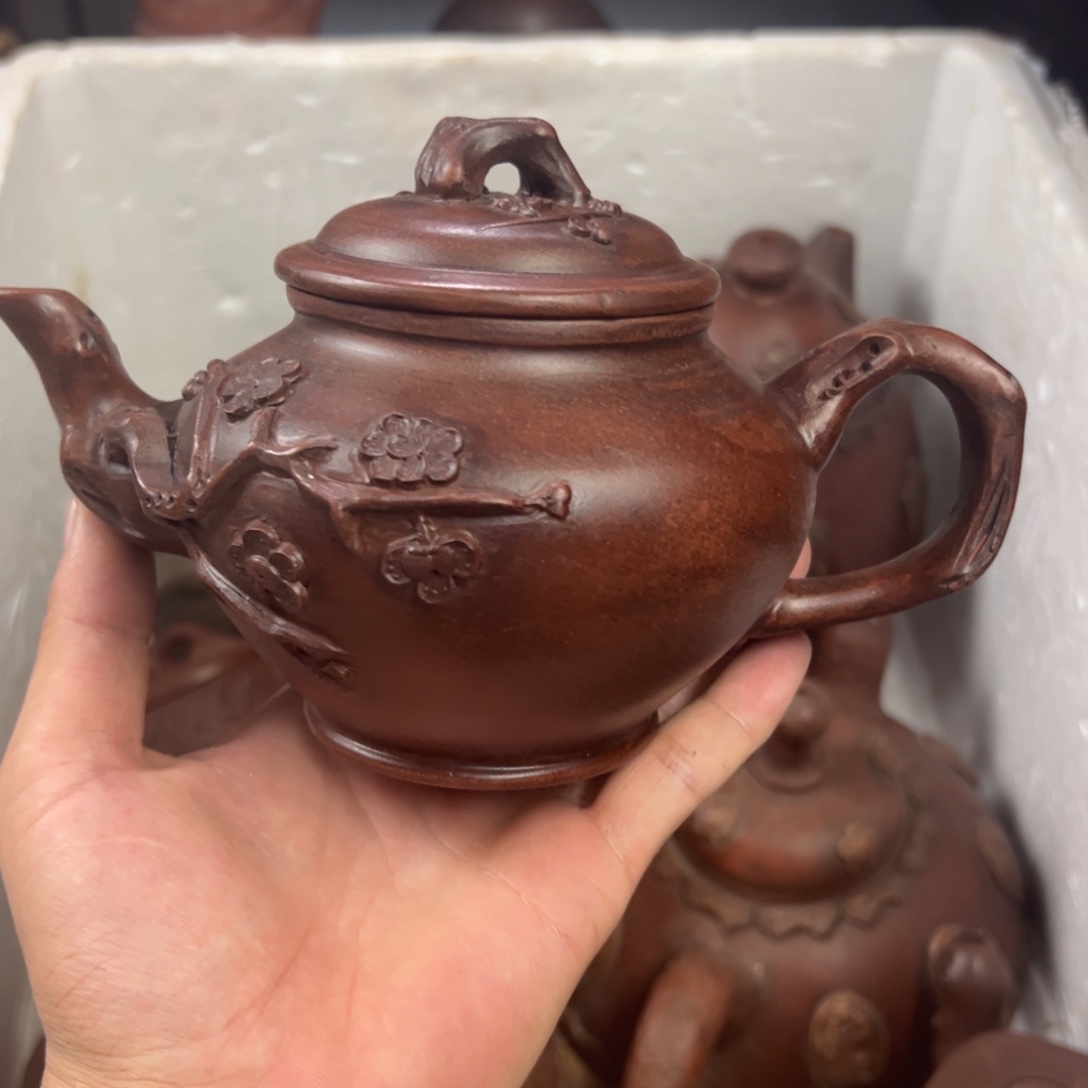 茶壶紫砂宜兴原矿紫砂壶450毫升容量