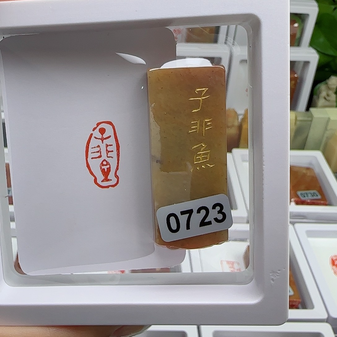 寿山石印石@**哥子非鱼1×2