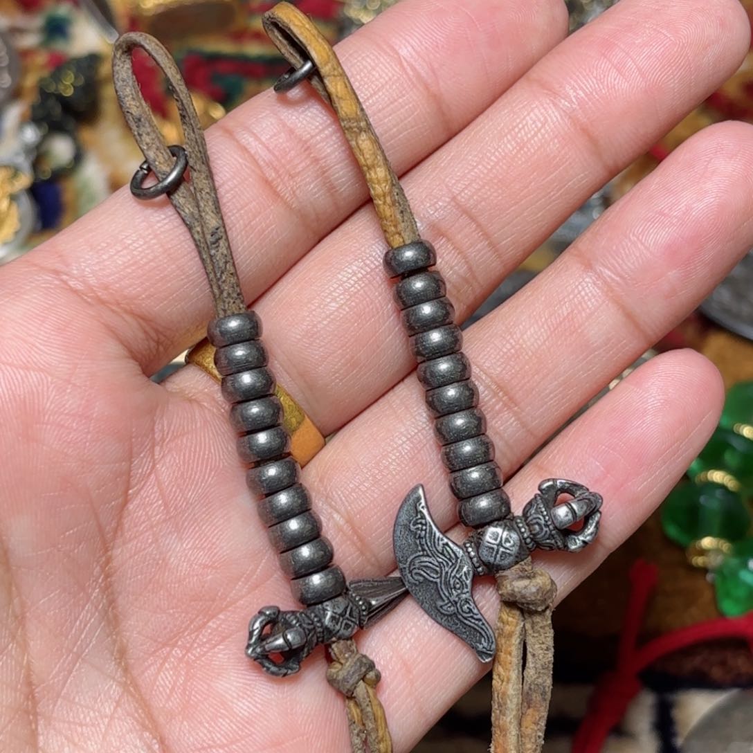 铜星月菩提吊坠项链想