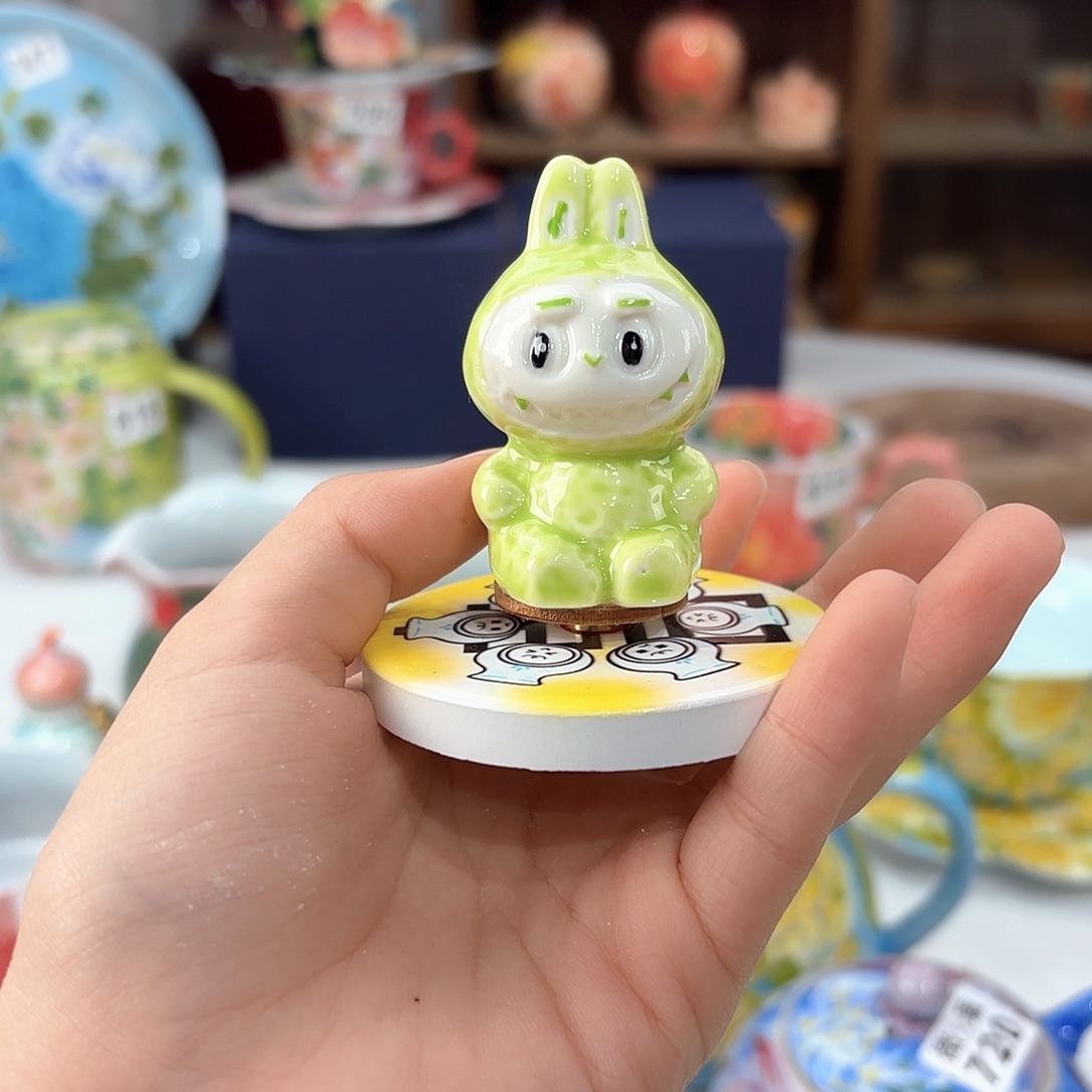 景德镇手绘高温釉下彩陶瓷茶具