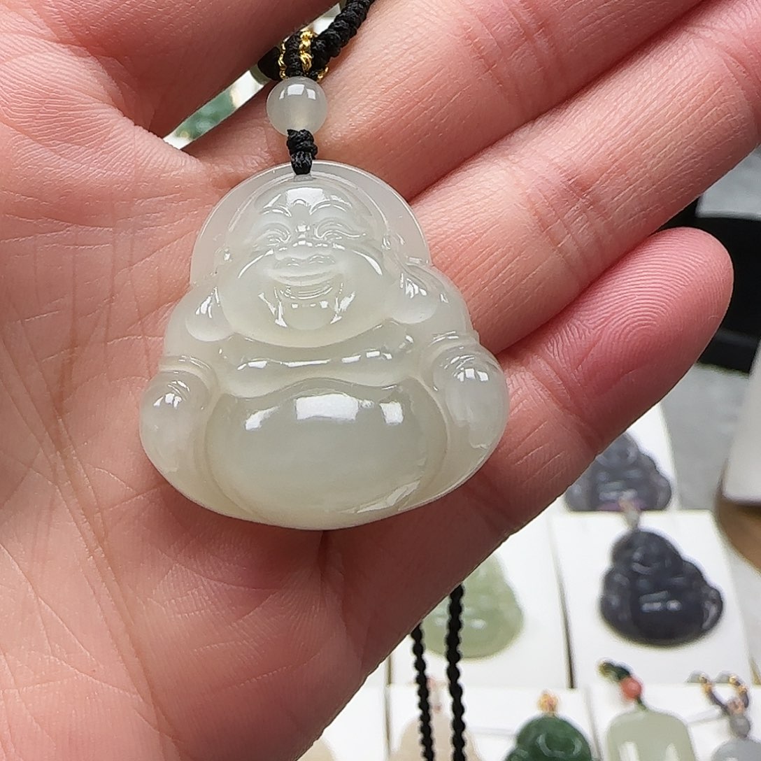 和田玉颈饰未镶嵌阳**喵