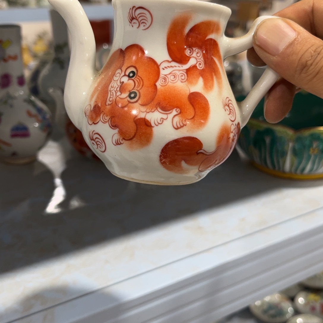 摆件摆件手绘瓷器全部处理了