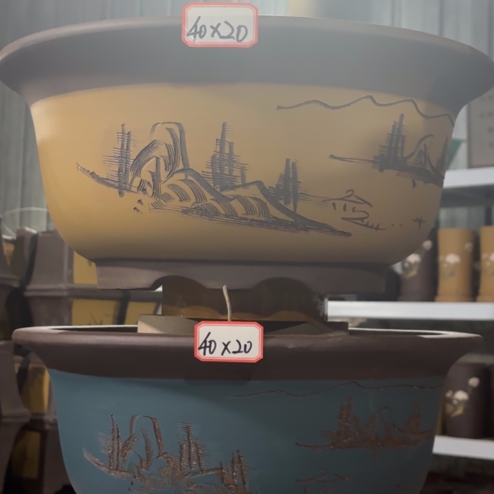 紫砂花盆              100-2