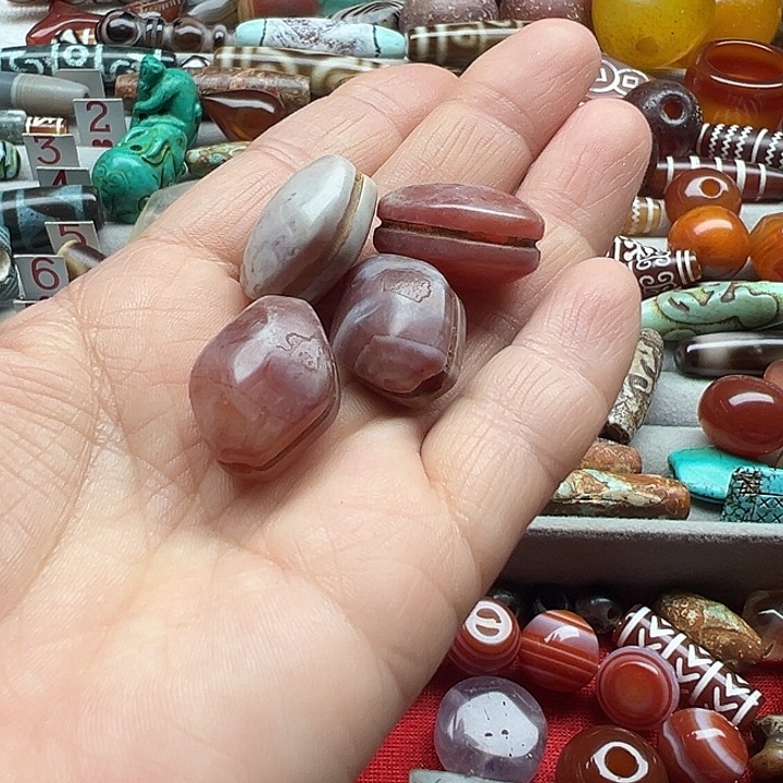 玛瑙/玉髓合金颈饰