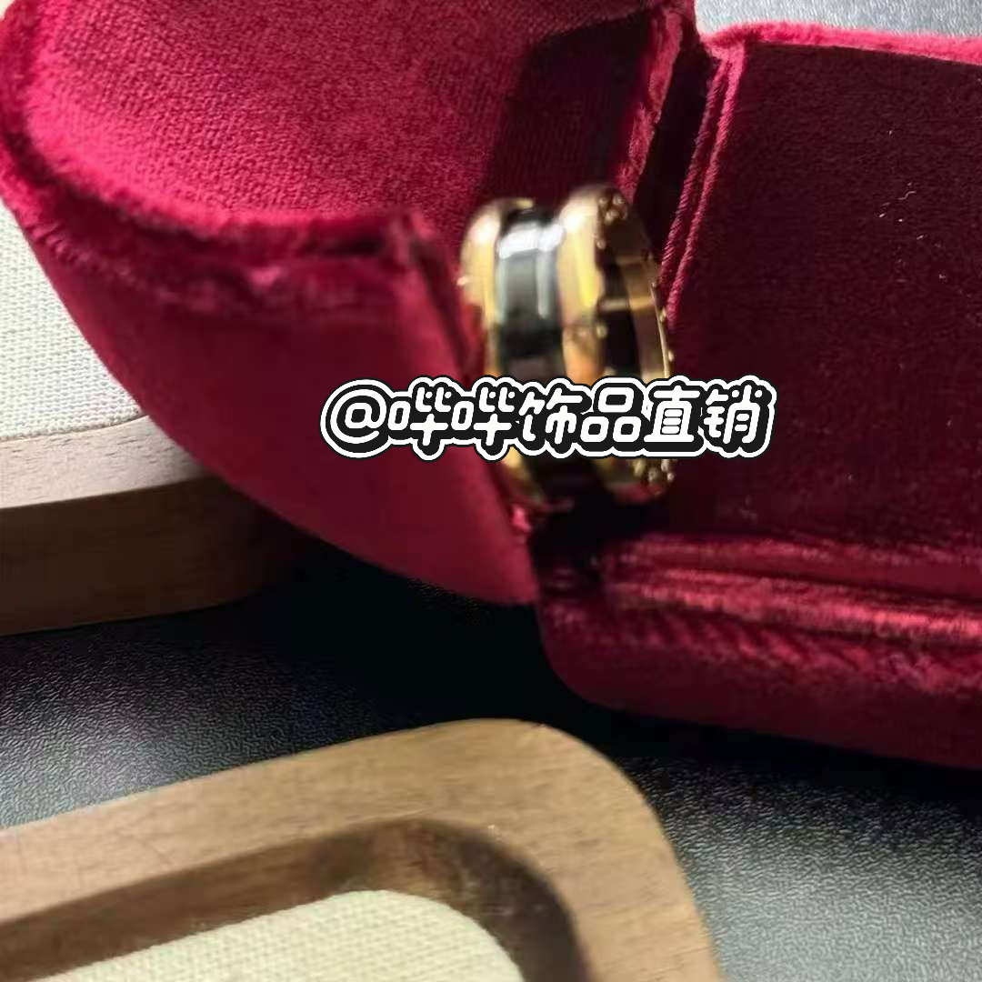 钛钢戒指 BIBI【黑陶瓷】戒指G044