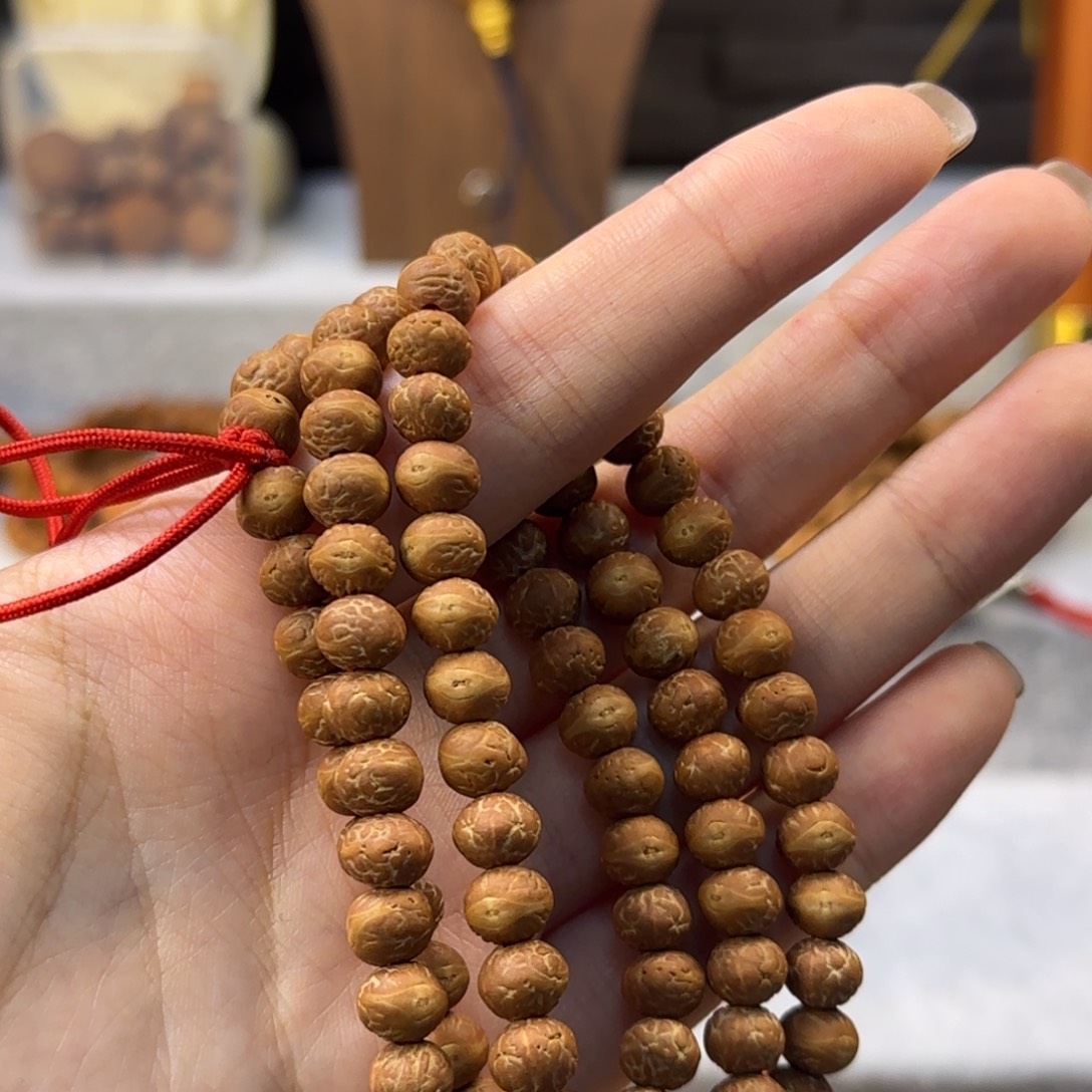 无***龙凤眼菩提吊坠国产酸枣核精品108颗无敌暴王龙