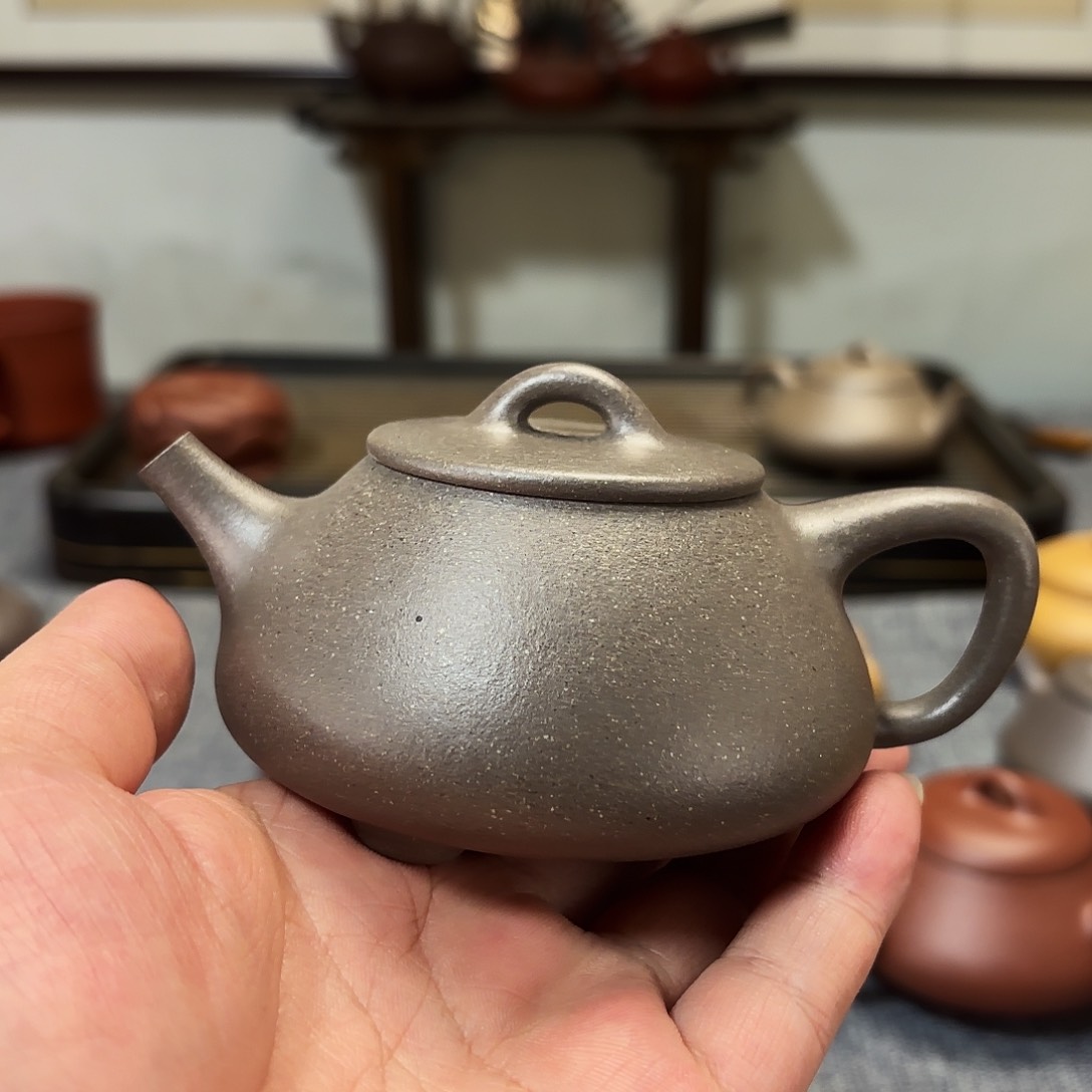 茶壶紫砂全手工紫砂壶平盖