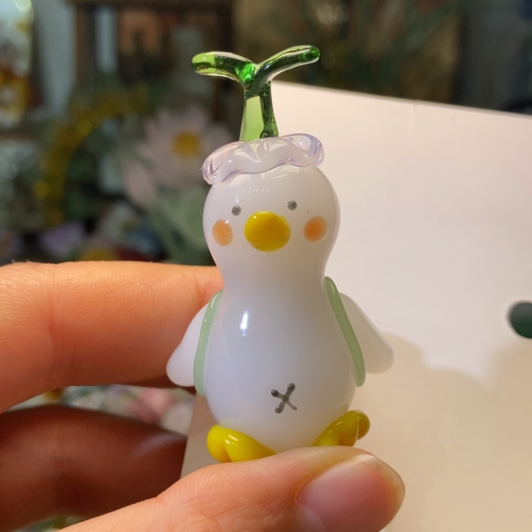 手工艺品琉璃小鸭子摆件