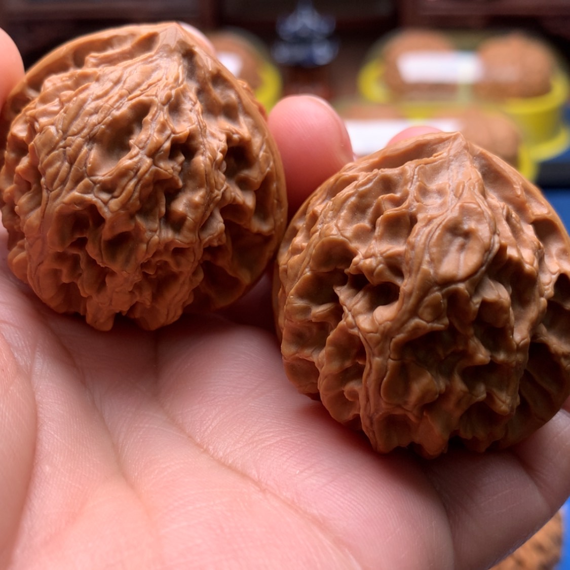 【闪购商品】文玩核桃吊坠平果41