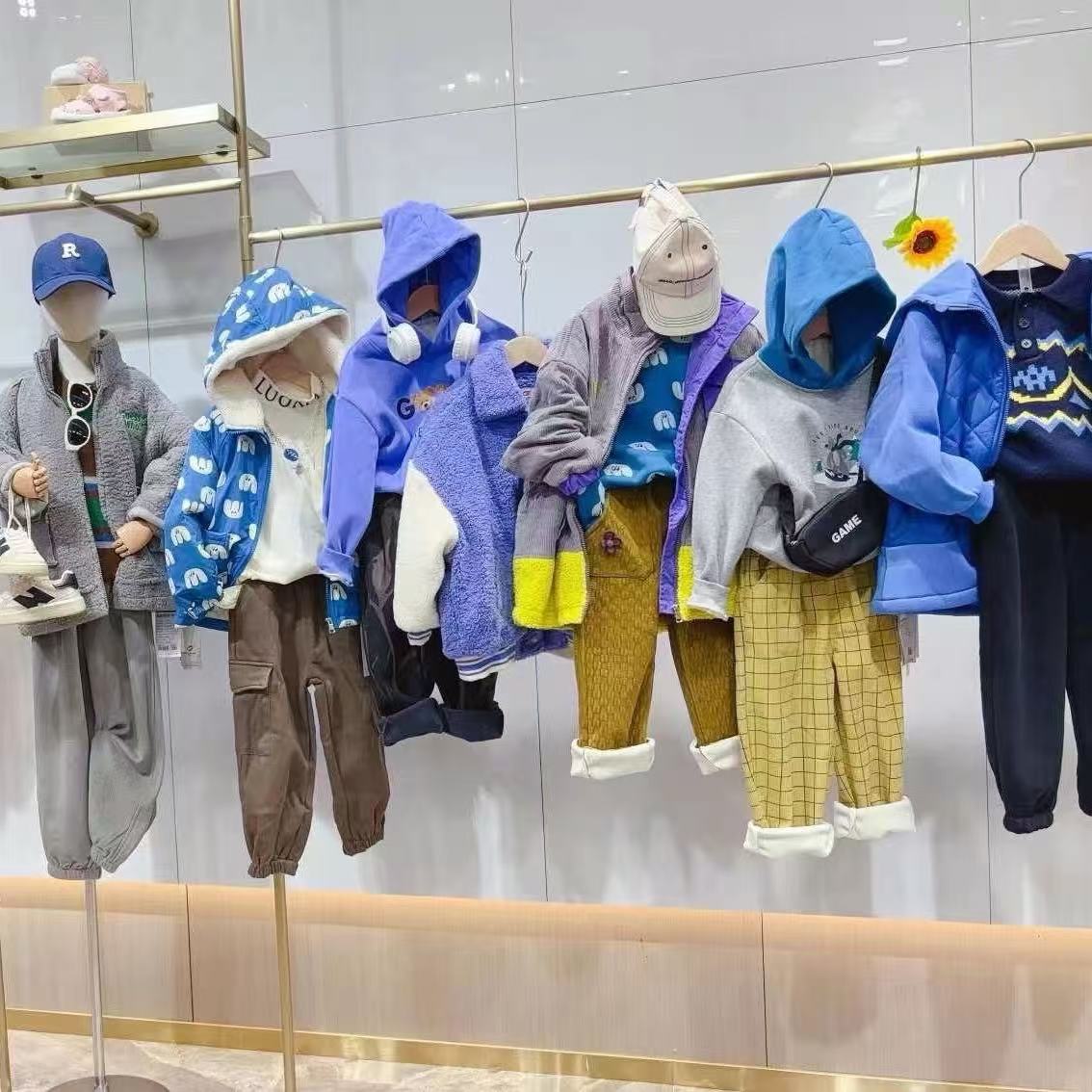 769#QBLD-114511542杏色外套品牌童装