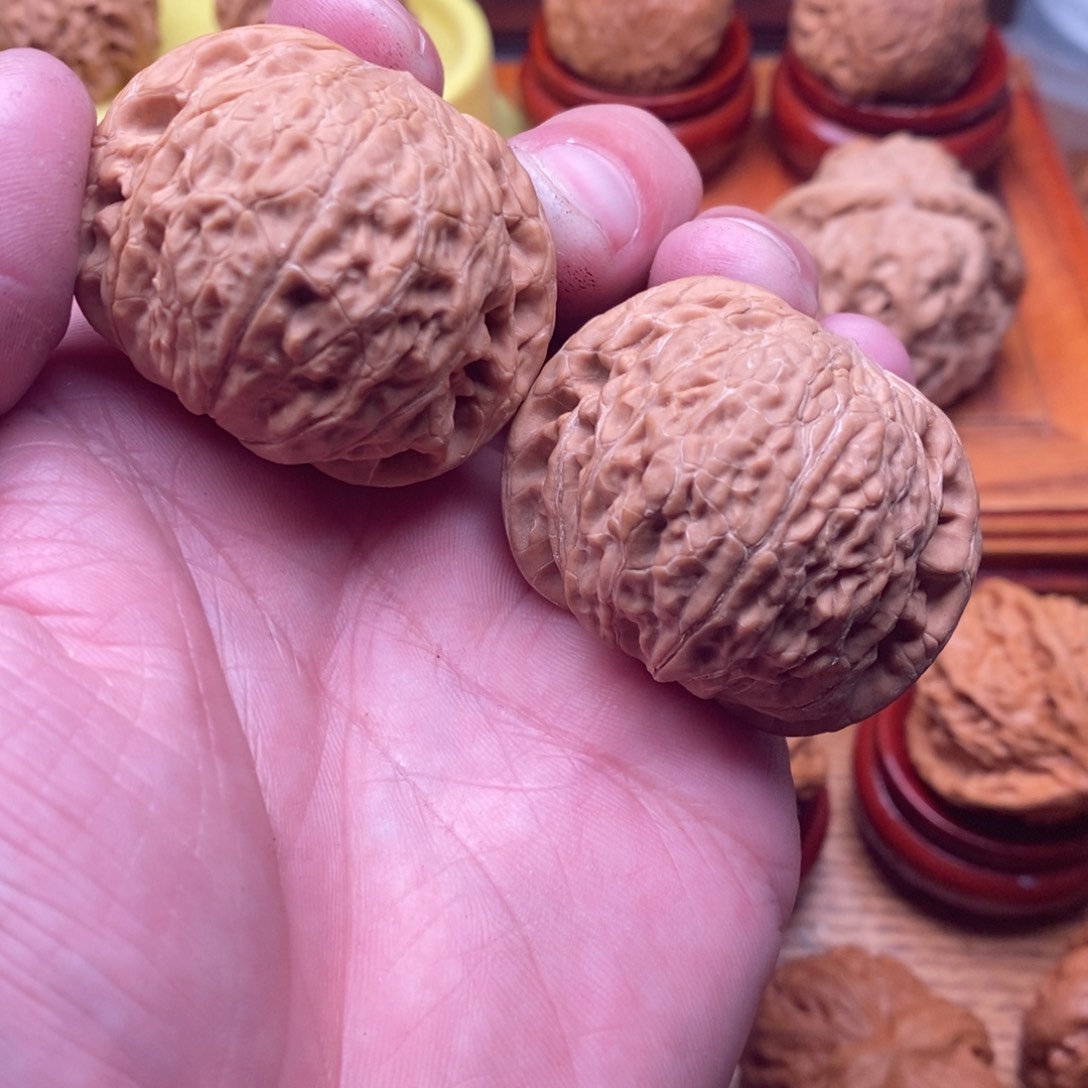 文玩核桃把件铁锤42