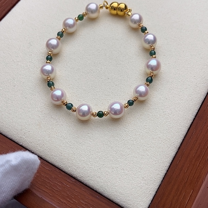 海水珍珠颈饰18K金镶嵌