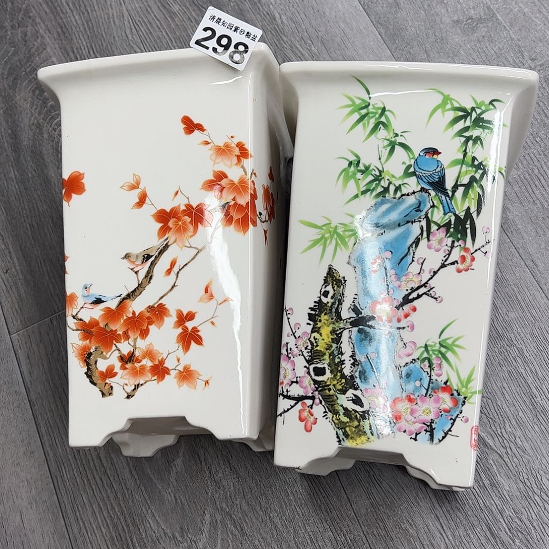 鬼***W花盆紫砂298号瑕疵3个17/25cm