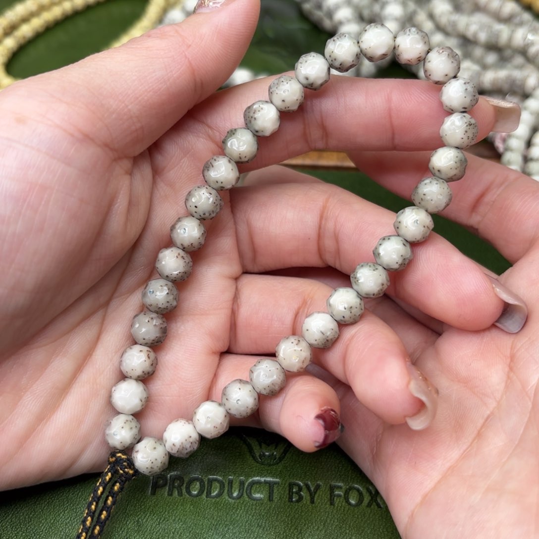 星月菩提手串8改无相手持❗️二次圆❗️全玉化冰糖料❗️