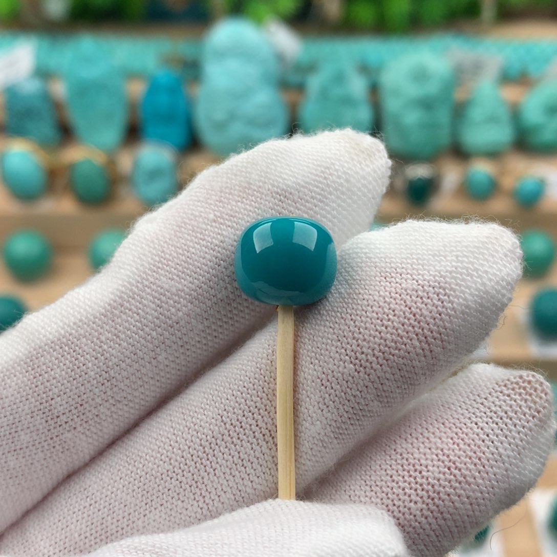 绿松石配饰未镶嵌卡11*9.6