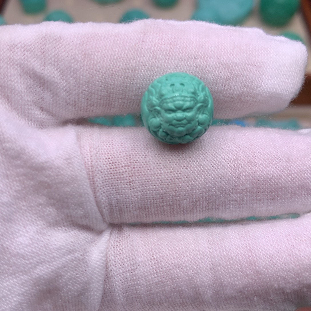 菱***司原生态散珠配珠黄财神卡13