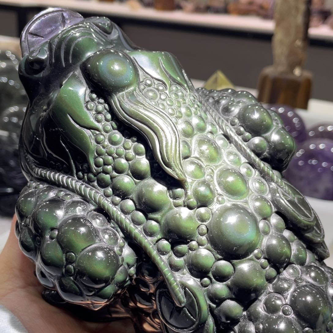 黑曜岩珠宝奇石未镶嵌