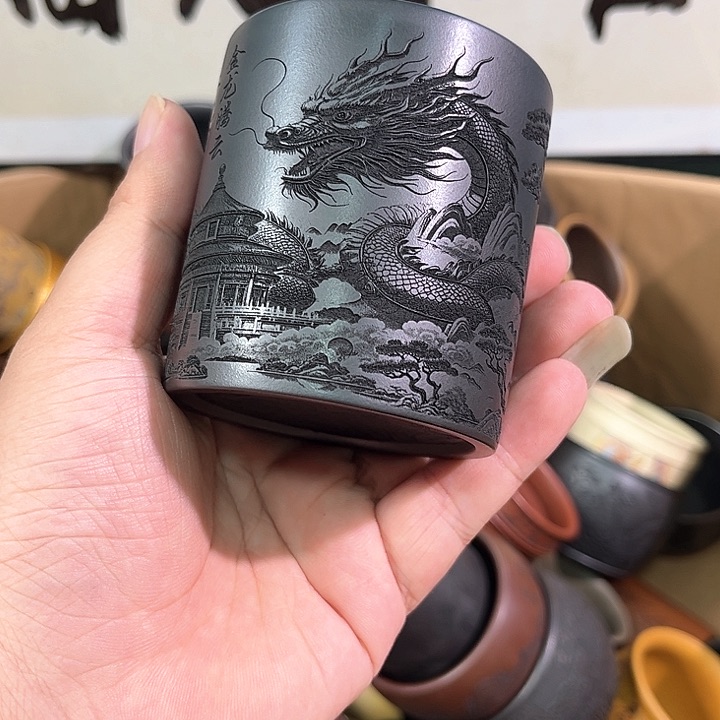 茶杯紫砂全手工紫砂主人杯