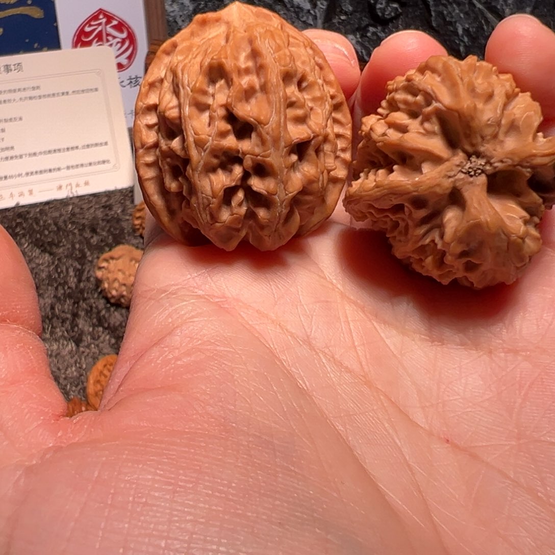 文玩核桃把件小*苹果 35