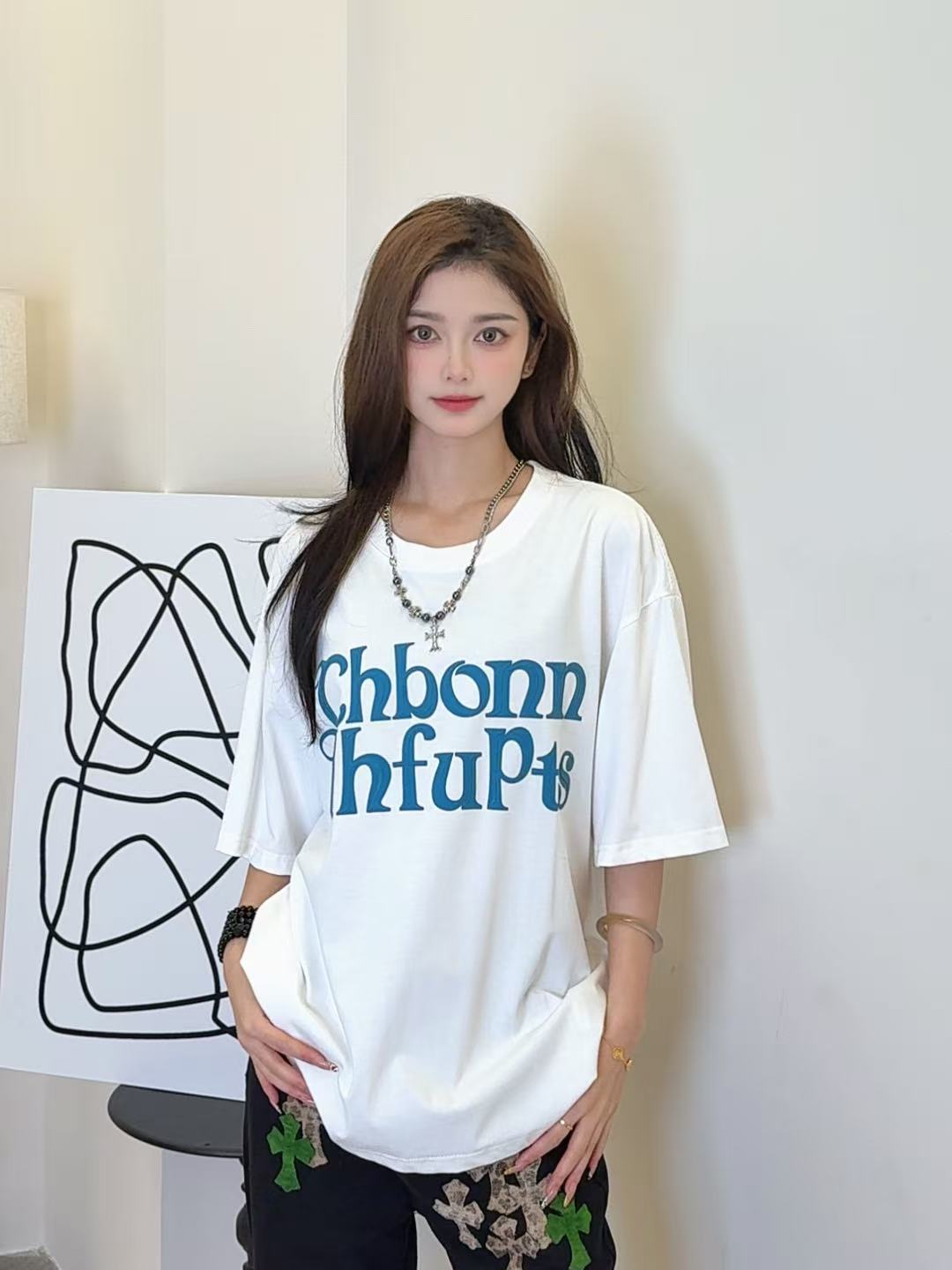 【阳阳专属】-时尚百搭潮流短袖-DT0202-98链接