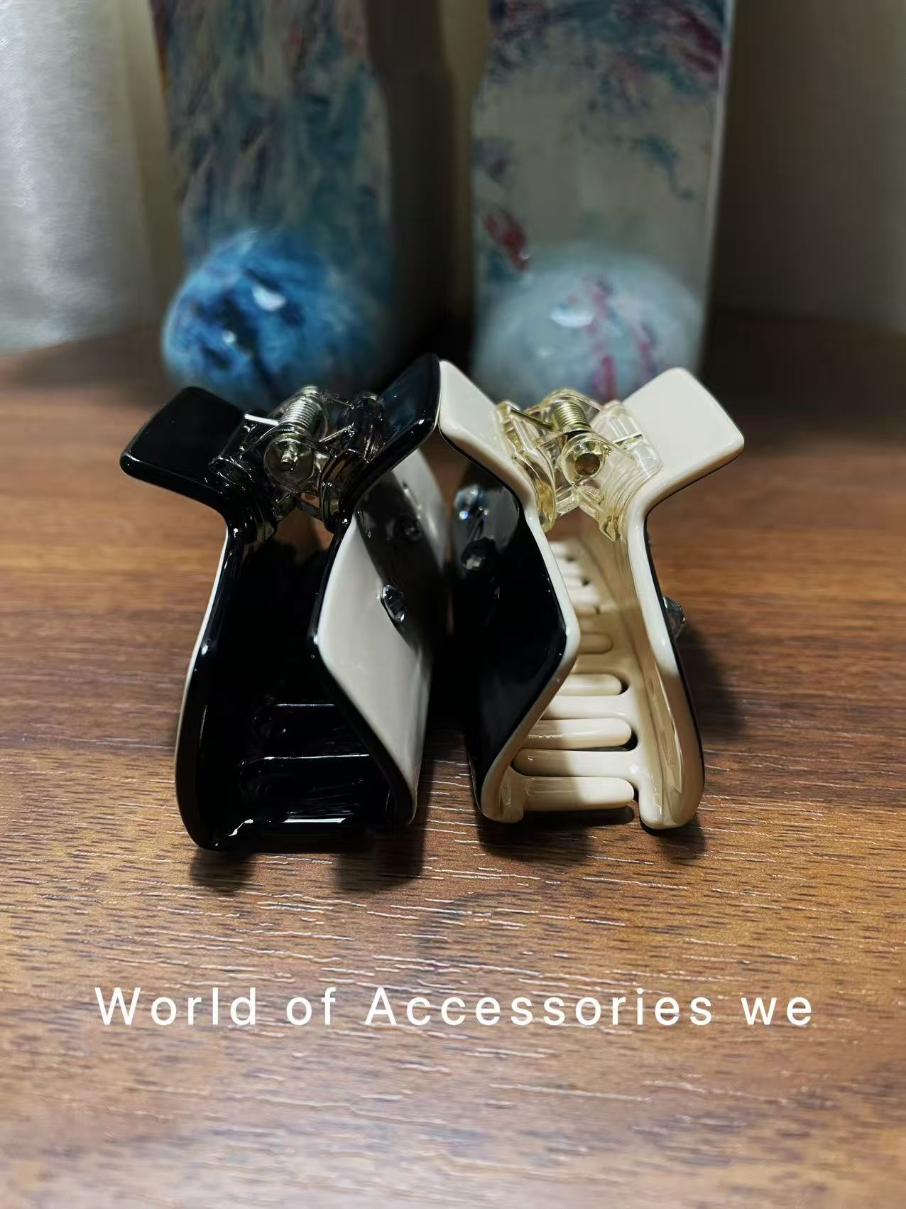 25S 012 醋酸 黑白 抓夹