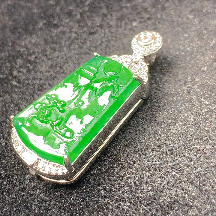 颈饰未镶嵌翡翠翡翠