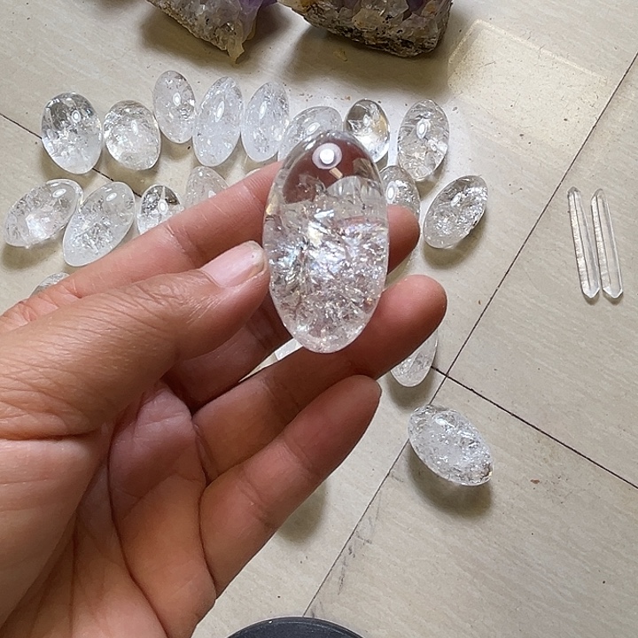 簪***月未镶嵌珠宝半成品水晶