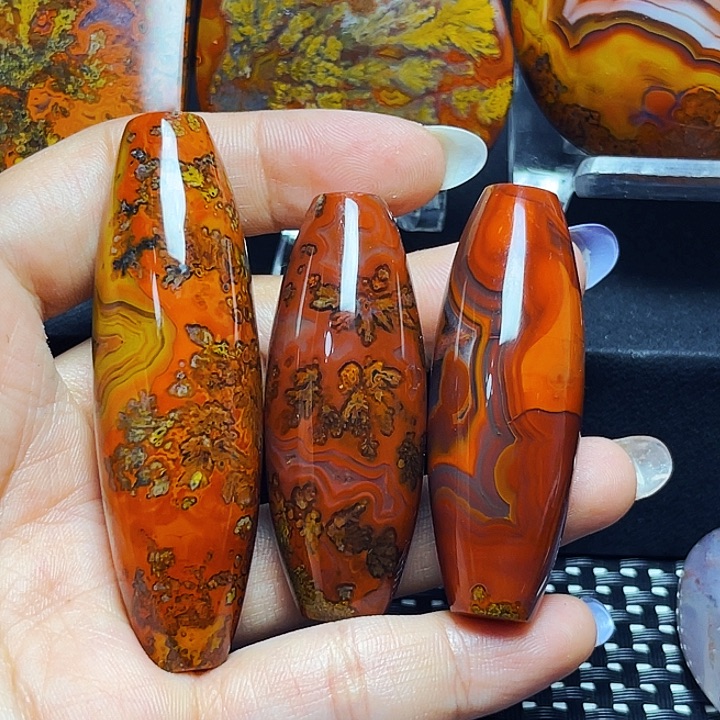 玛瑙/玉髓颈饰未镶嵌哟*卡