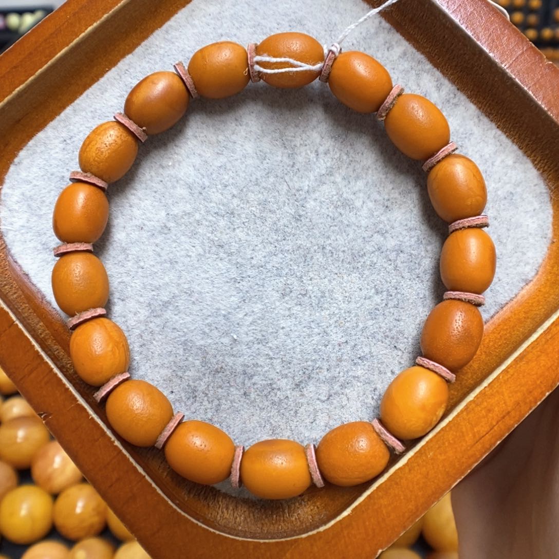 蜜蜡手链未镶嵌蜜蜡