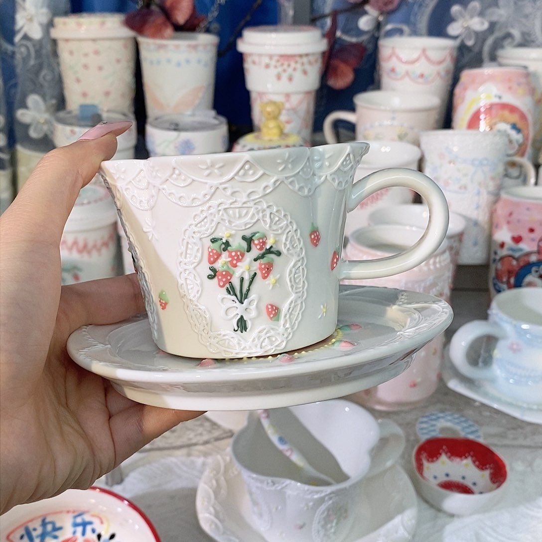 景德镇手绘陶瓷马克杯