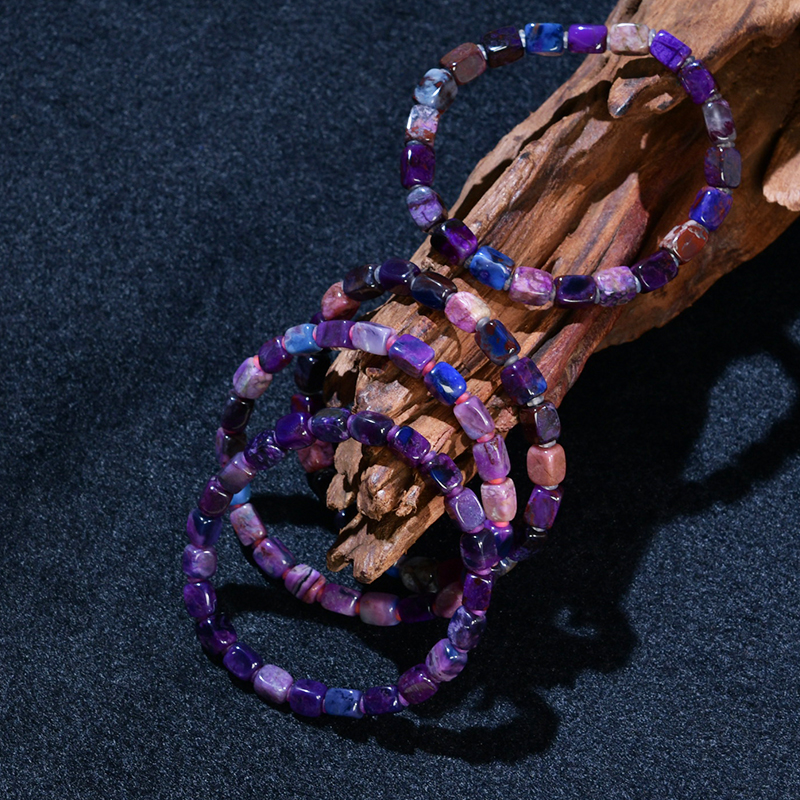 【T05-6 南非老料舒俱来方糖手串】多样性发其一