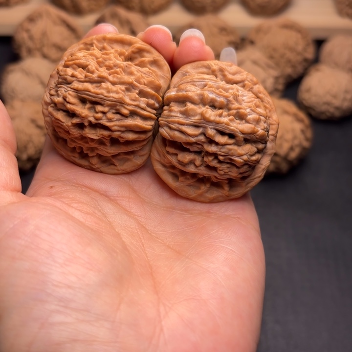 把件文玩核桃43四座楼