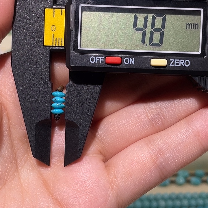 绿松石未镶嵌小隔珠