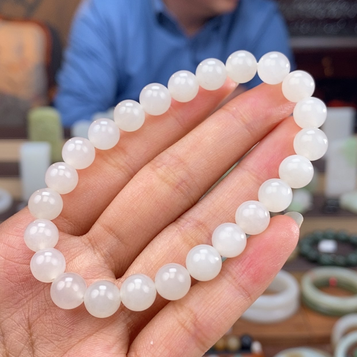 【闪购商品】和田玉手串未镶嵌