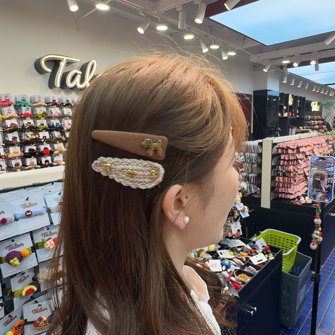 布艺铁合金对夹拜拜夹