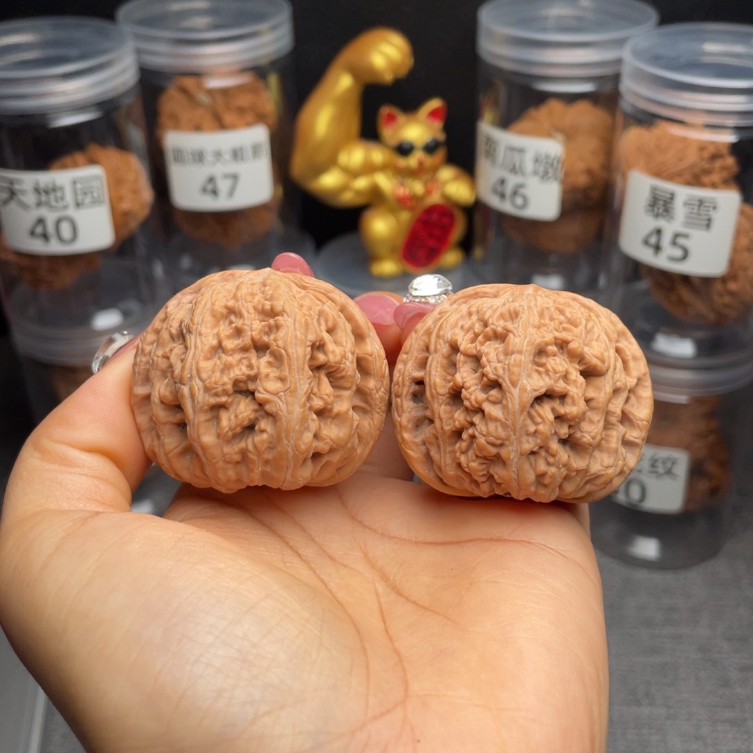 文玩核桃把件大粗筋