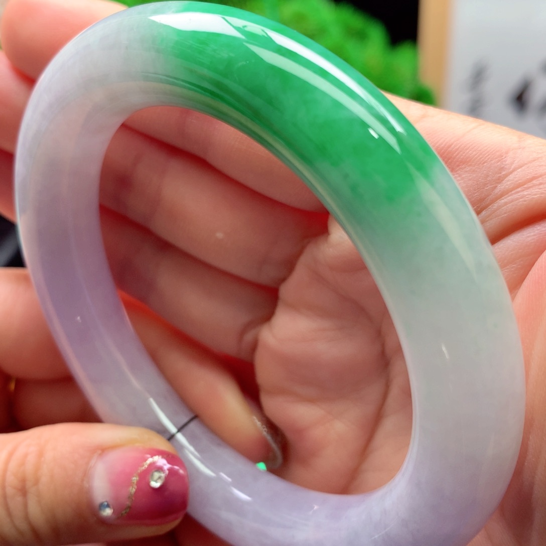 未镶嵌手镯翡翠缅甸62圈口