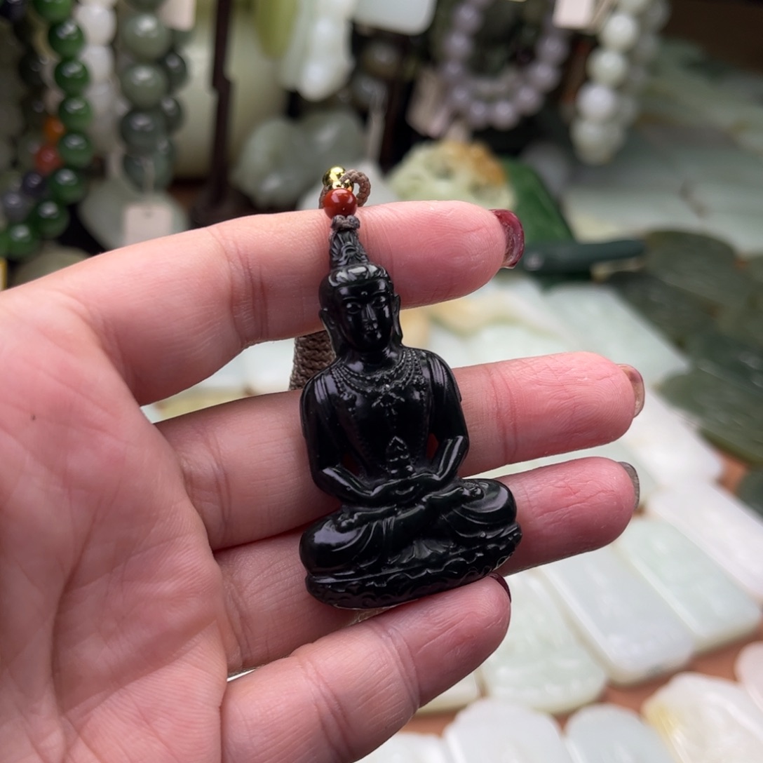 和田玉未镶嵌吊坠(不含链)