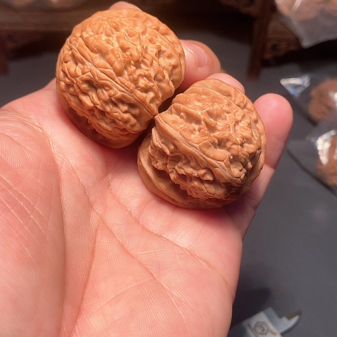 吊坠文玩核桃A***V41尺，全品白狮子