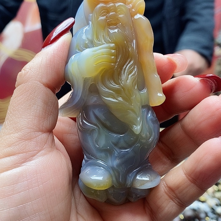 玛瑙/玉髓摆件合金