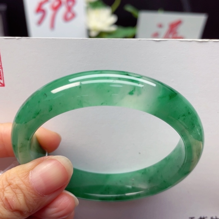 石英质玉手镯未镶嵌57-58
