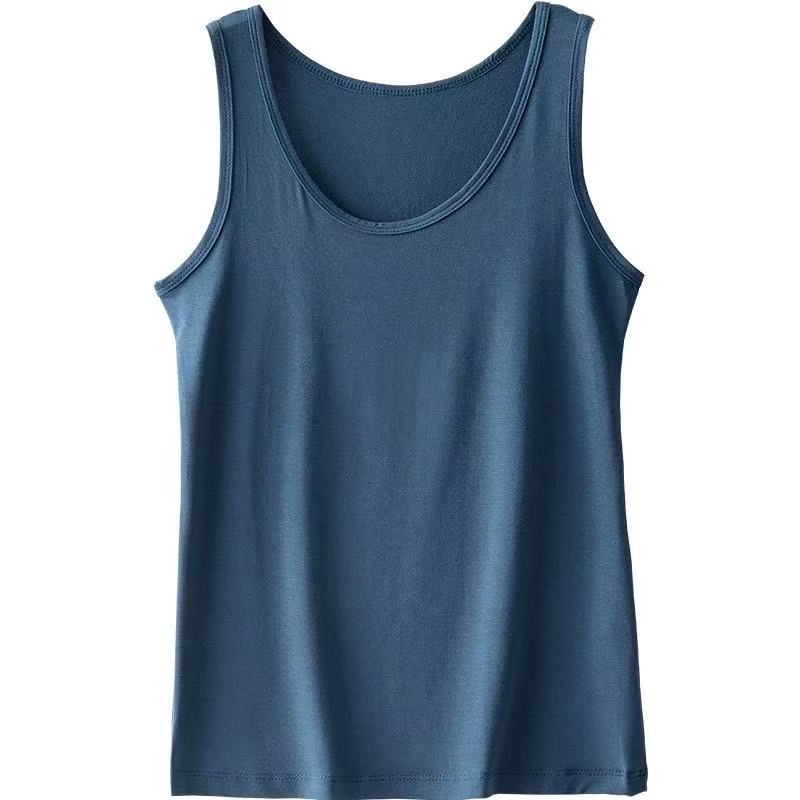 极简风棉麻紧身吊带背心内搭百搭女士薄款纯色