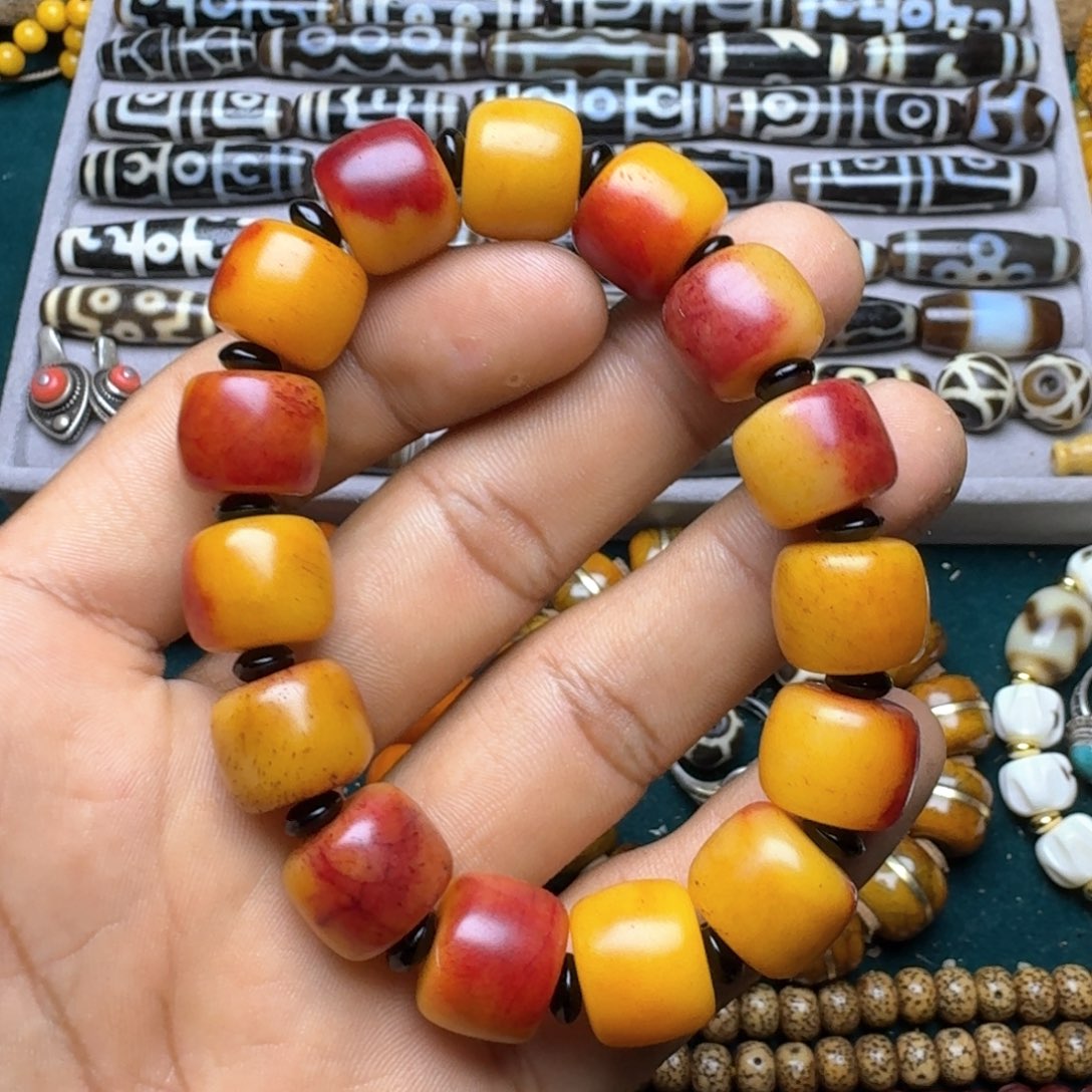 柏香籽/百香籽吊坠驼骨