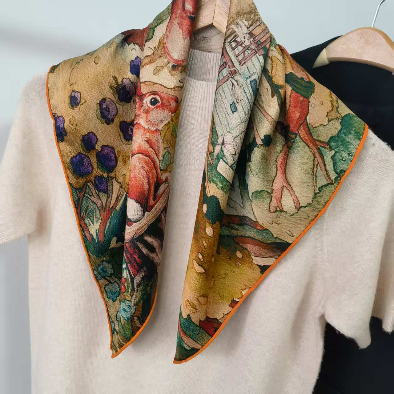 【直播间链接】100桑蚕丝捡漏福利款围巾跟主播过款同步