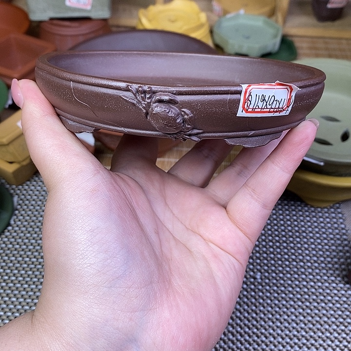 琉璃手工艺品宜兴紫砂精品花盆