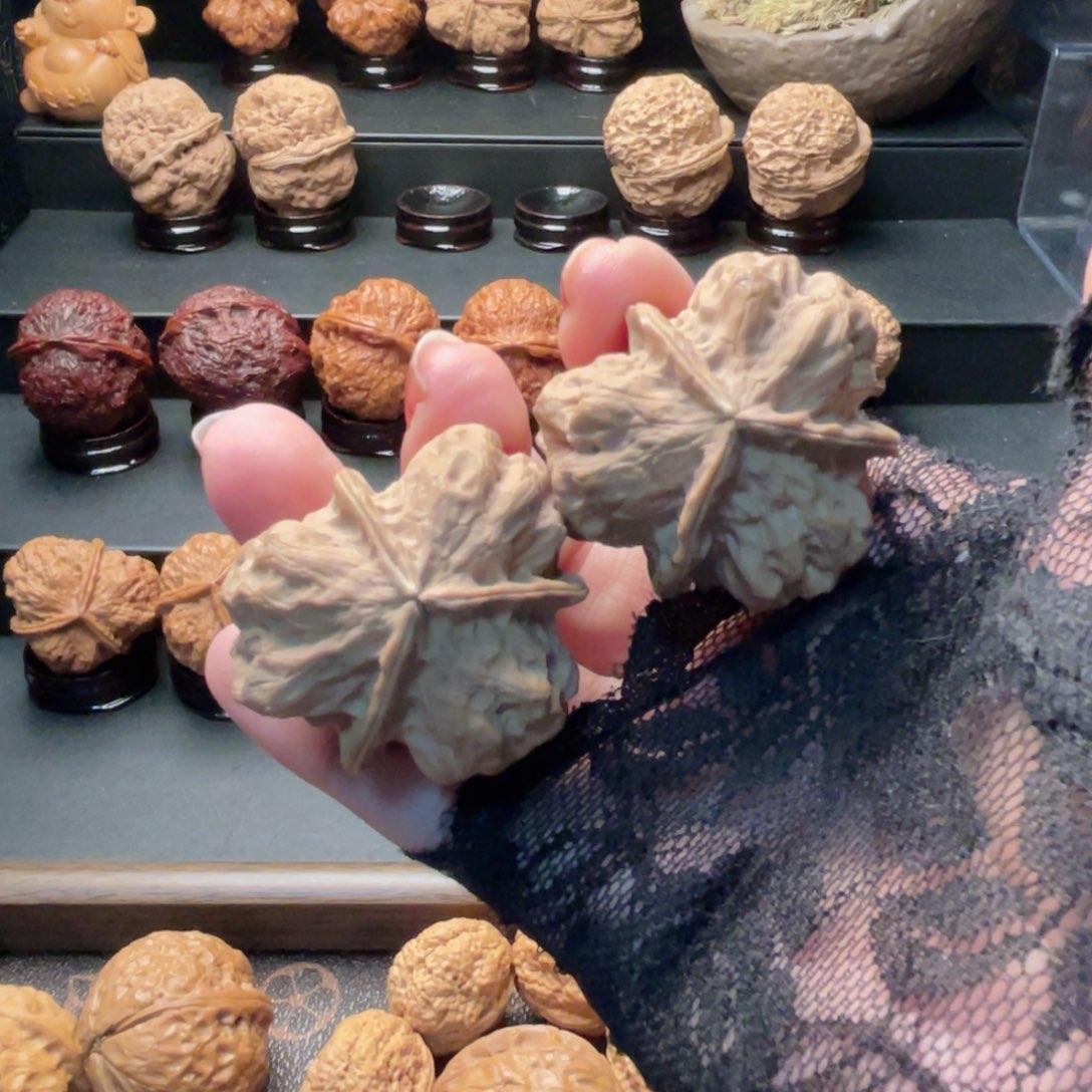 明***文玩核桃吊坠龙脊…………