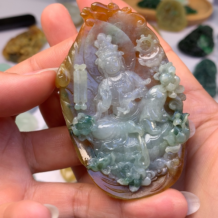 定制翡翠未镶嵌孔翡翠