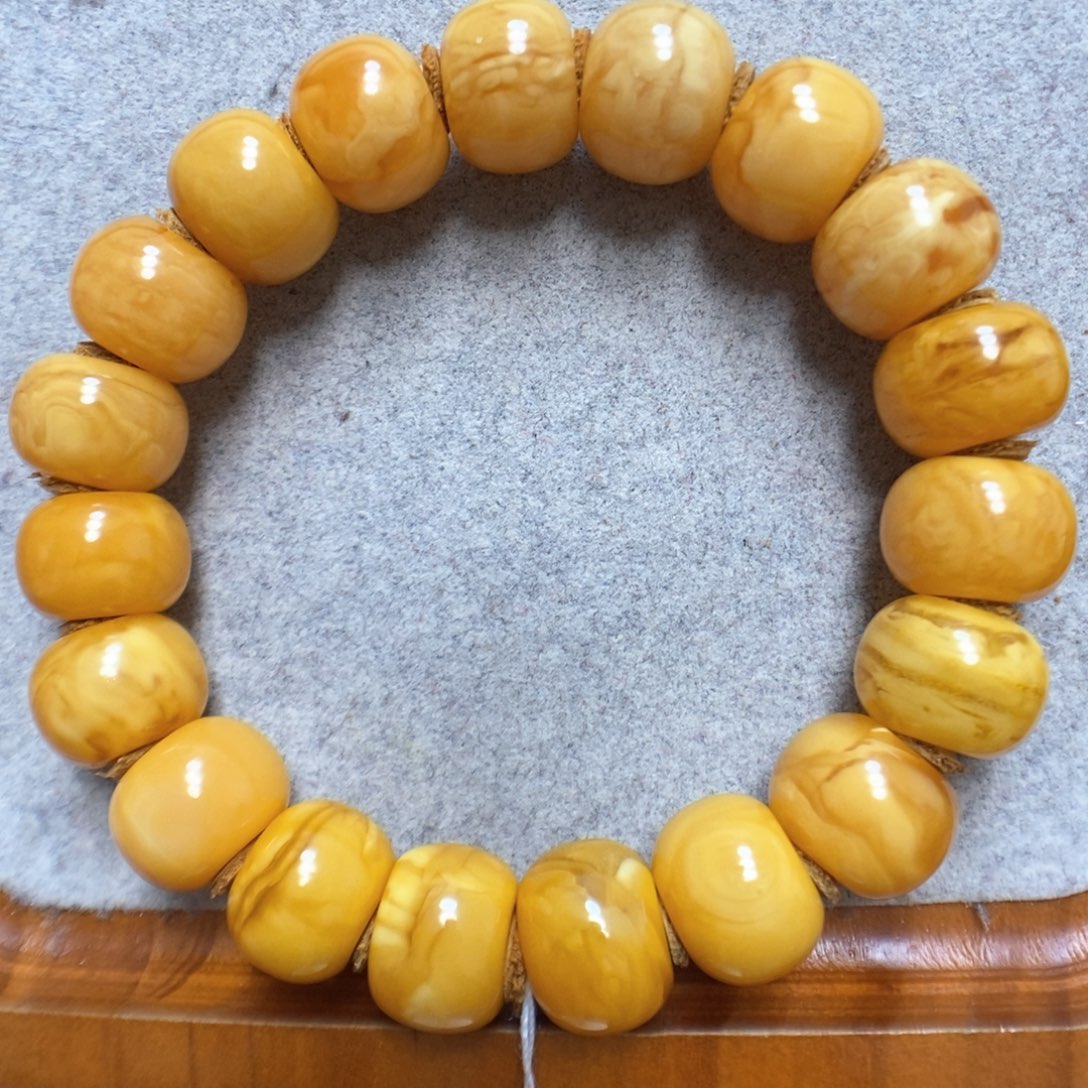 蜜蜡手串未镶嵌蜜蜡